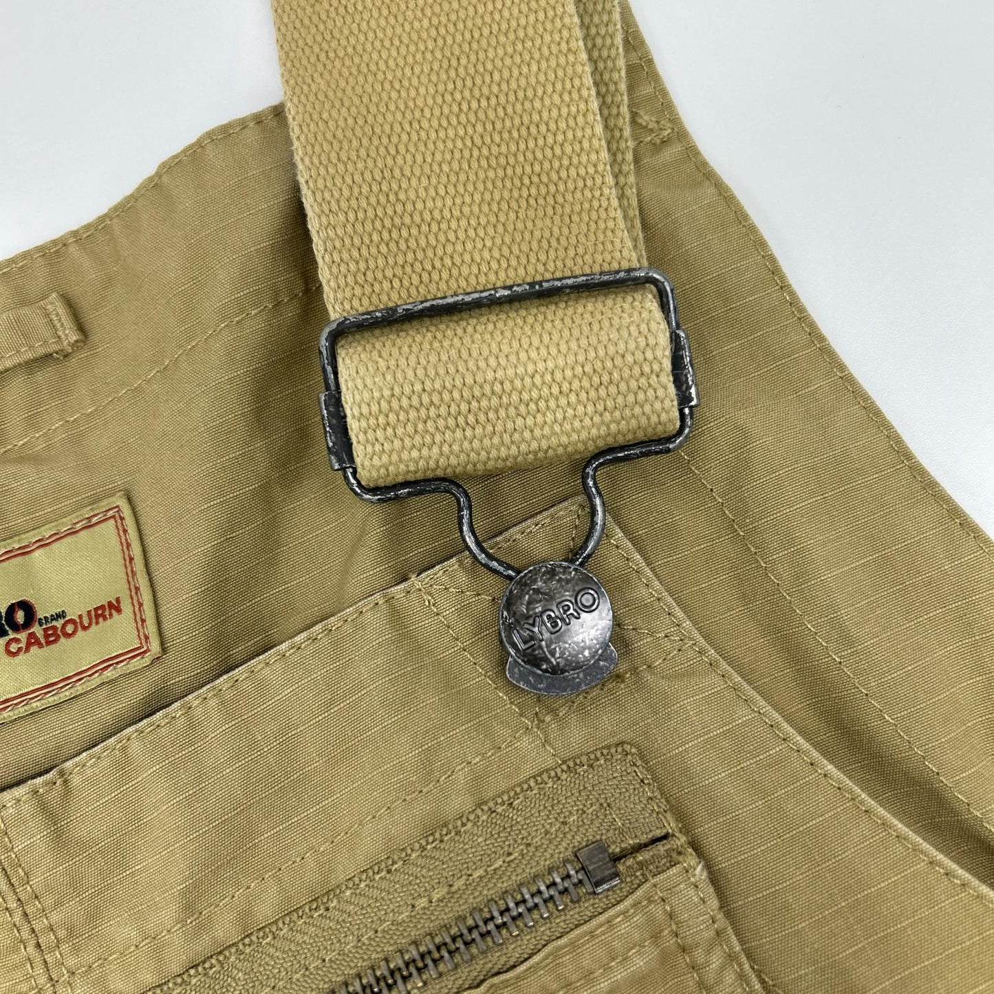NIGEL CABOURN LYBRO Naval Dungaree Ripstop Beige Size 50