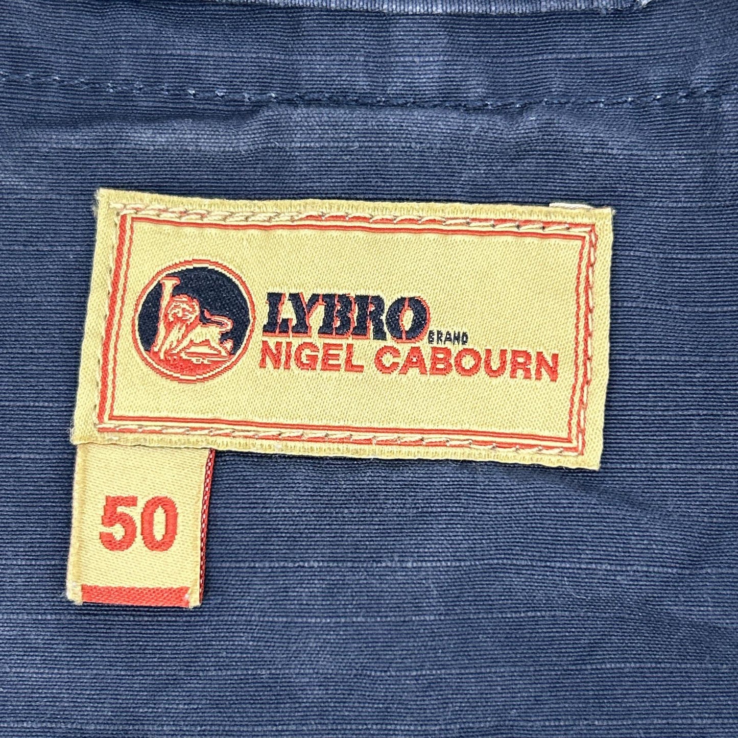NIGEL CABOURN LYBRO Naval Dungaree Ripstop Navy Size 50