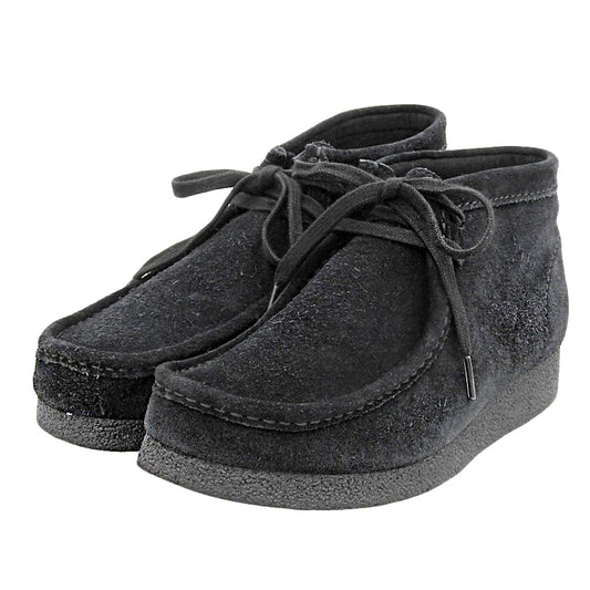 Clarks WallabeeEVO Suede Boots Dark Navy Size 6