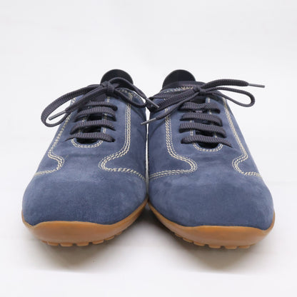 TOD'S OWENS LACED Suede Sneakers Jeans/Navy Size 6