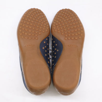 TOD'S OWENS LACED Suede Sneakers Jeans/Navy Size 6