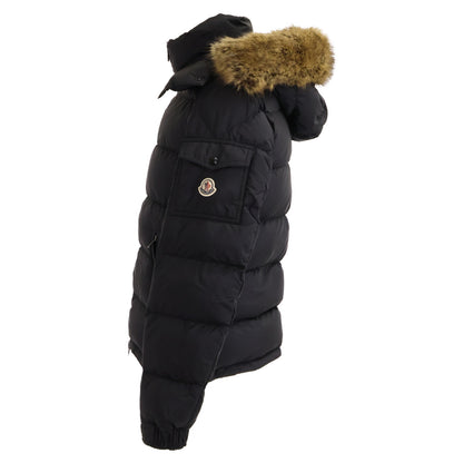 Moncler 23' MAYAF Fur Hooded Down Jacket Black Size 2