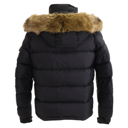 Moncler 23' MAYAF Fur Hooded Down Jacket Black Size 2