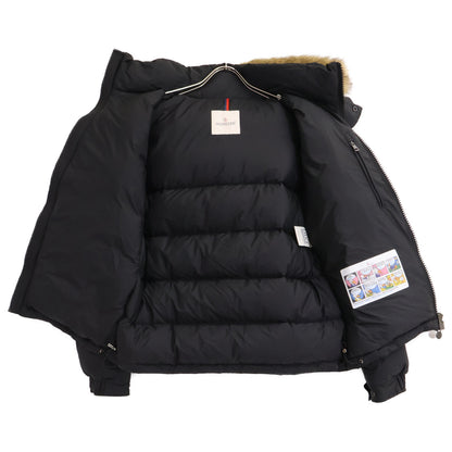 Moncler 23' MAYAF Fur Hooded Down Jacket Black Size 2