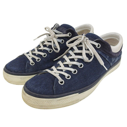 LOUIS VUITTON Damier Denim Sneakers Navy 2015 Size 8