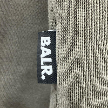 BALR. Khaki Zip-Up Hoodie Size L
