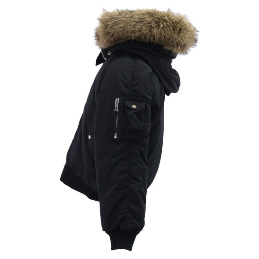MLVINCE Black N-2B Flight Jacket Size L