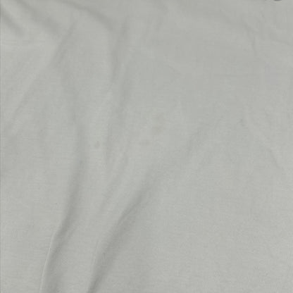 MONCLER 2023 Metallic Front Logo Cotton T-Shirt White Size L