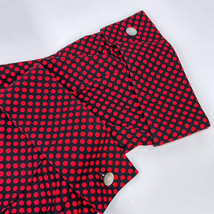 ALEXANDER McQUEEN Early Tag Double Shirt Black/Red Size 46