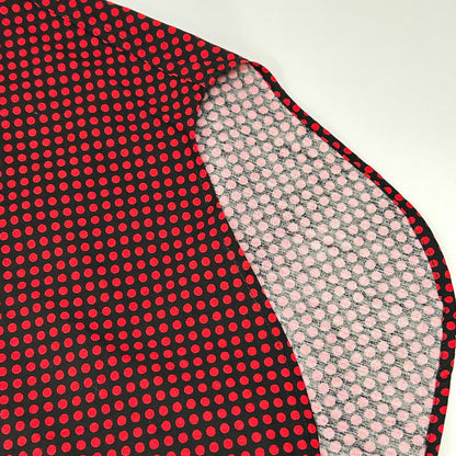 ALEXANDER McQUEEN Early Tag Double Shirt Black/Red Size 46