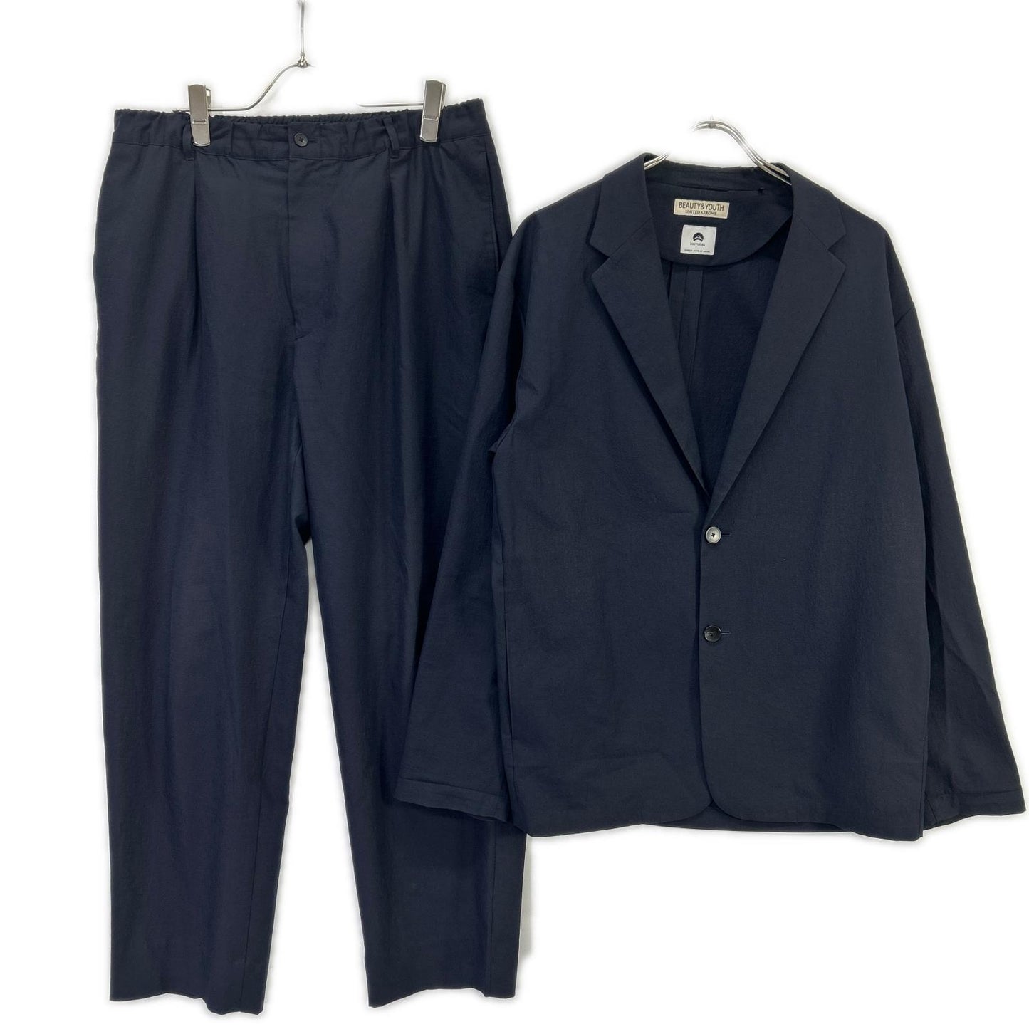 B&Y U-ARROWS Navy Komatsu Pack Relaxed Suit Size XL