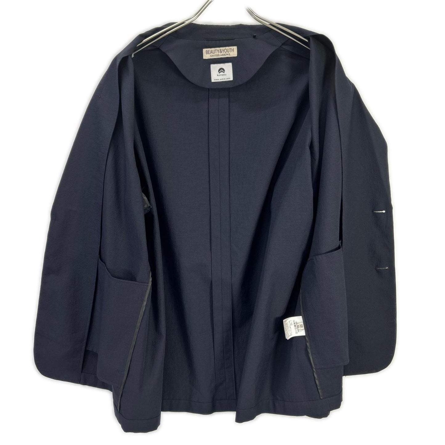 B&Y U-ARROWS Navy Komatsu Pack Relaxed Suit Size XL