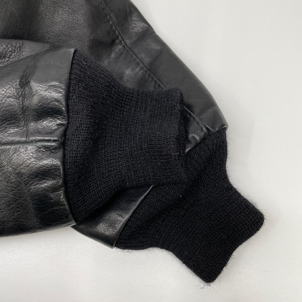 schott G-1 Leather Flight Jacket w/ Detachable Boa Size 42