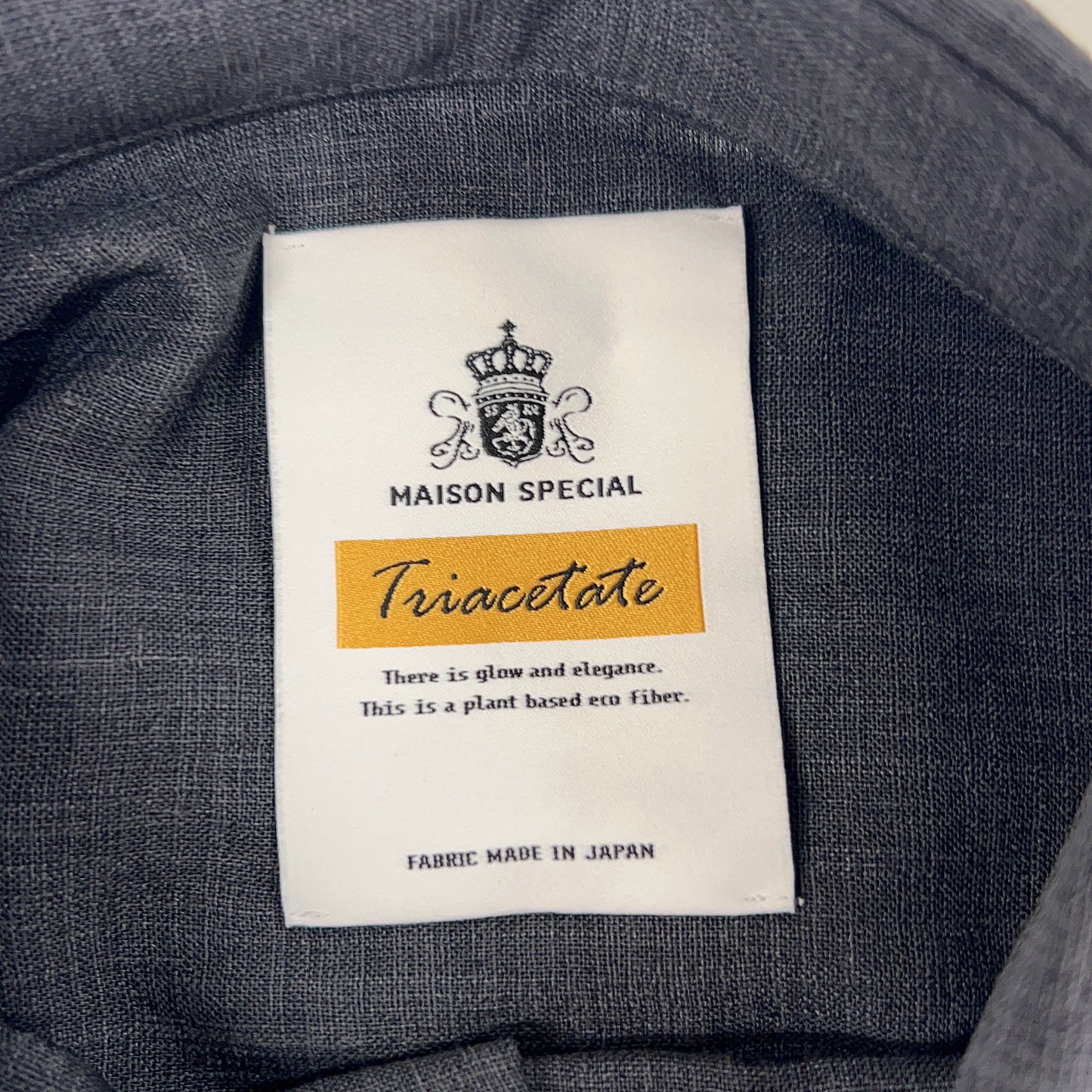 MAISON SPECIAL Gray Triacetate Prime-Over S/S Size 2