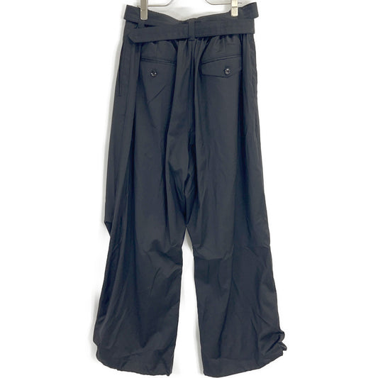 MAISON SPECIAL Black Prime-Wide Snow Pants Wool Size 2