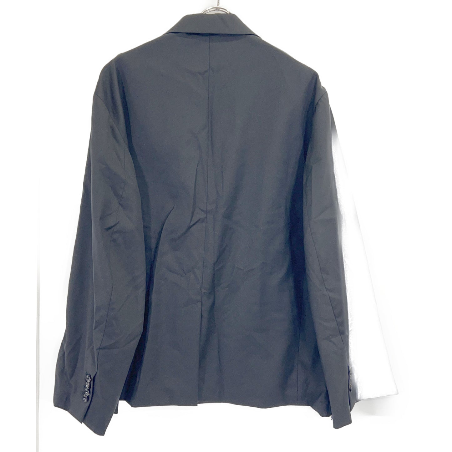 MAISON SPECIAL Black Loro Piana Breasted Blazer Size 2