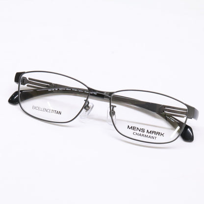 CHARMANT Black Square Eyewear Size 55x16-145MM