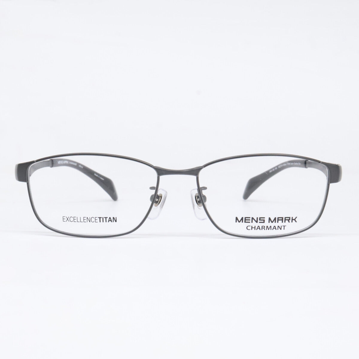CHARMANT Black Square Eyewear Size 55x16-145MM