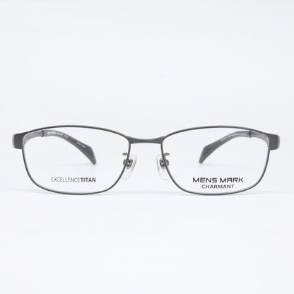 CHARMANT Black Square Eyewear Size 55x16-145MM
