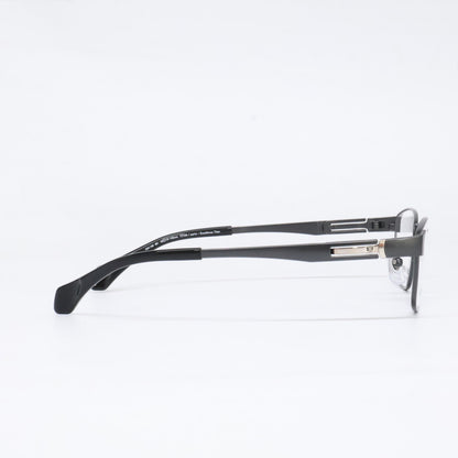 CHARMANT Black Square Eyewear Size 55x16-145MM