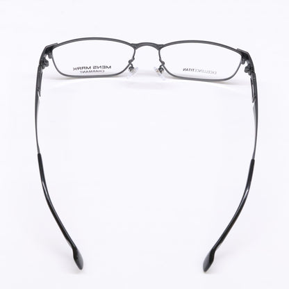 CHARMANT Black Square Eyewear Size 55x16-145MM