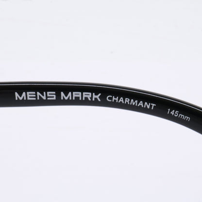 CHARMANT Black Square Eyewear Size 55x16-145MM