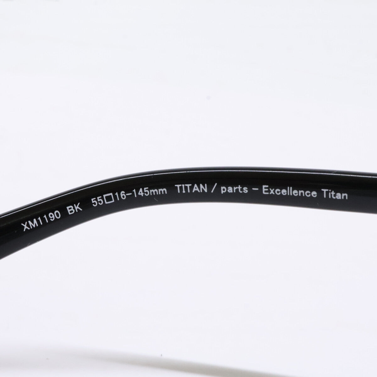 CHARMANT Black Square Eyewear Size 55x16-145MM