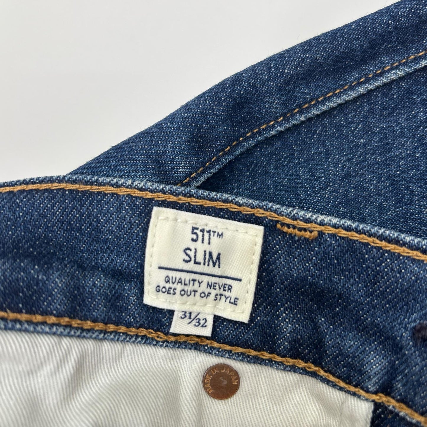 LEVI'S 511 Indigo Slim Fit Jeans Size W31