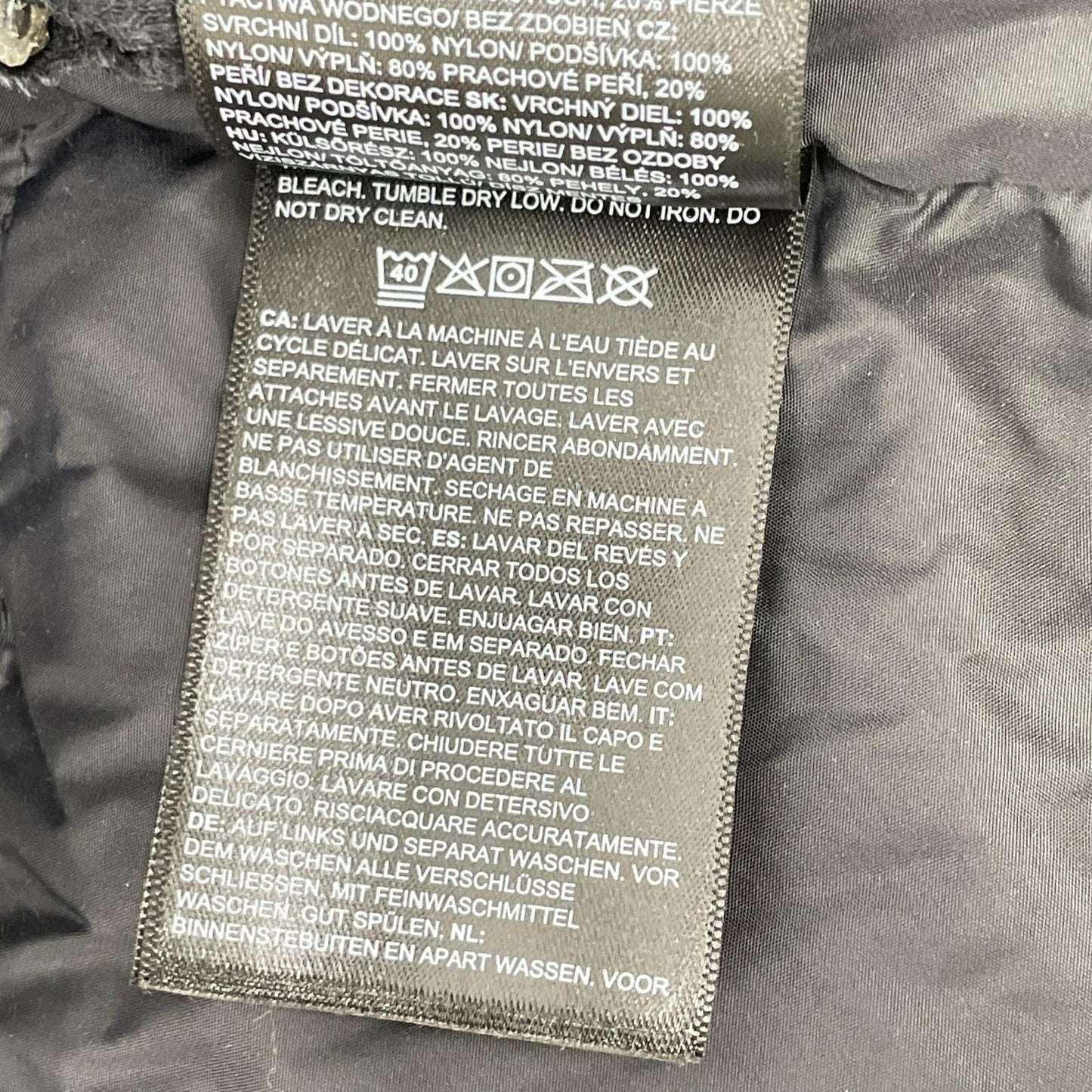 THE NORTH FACE 1996 Retro Nuptse Vest Black Size M