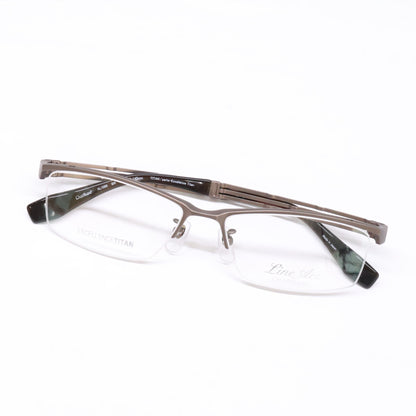CHARMANT LineArt XL1086 Half-Rim Eyewear Size 55x16-145M