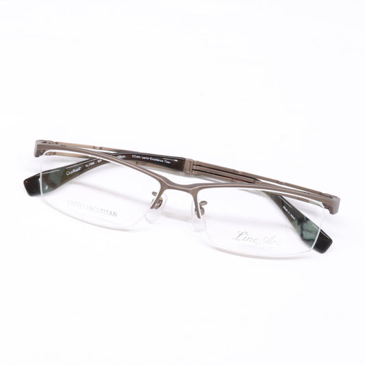 CHARMANT LineArt XL1086 Half-Rim Eyewear Size 55x16-145M