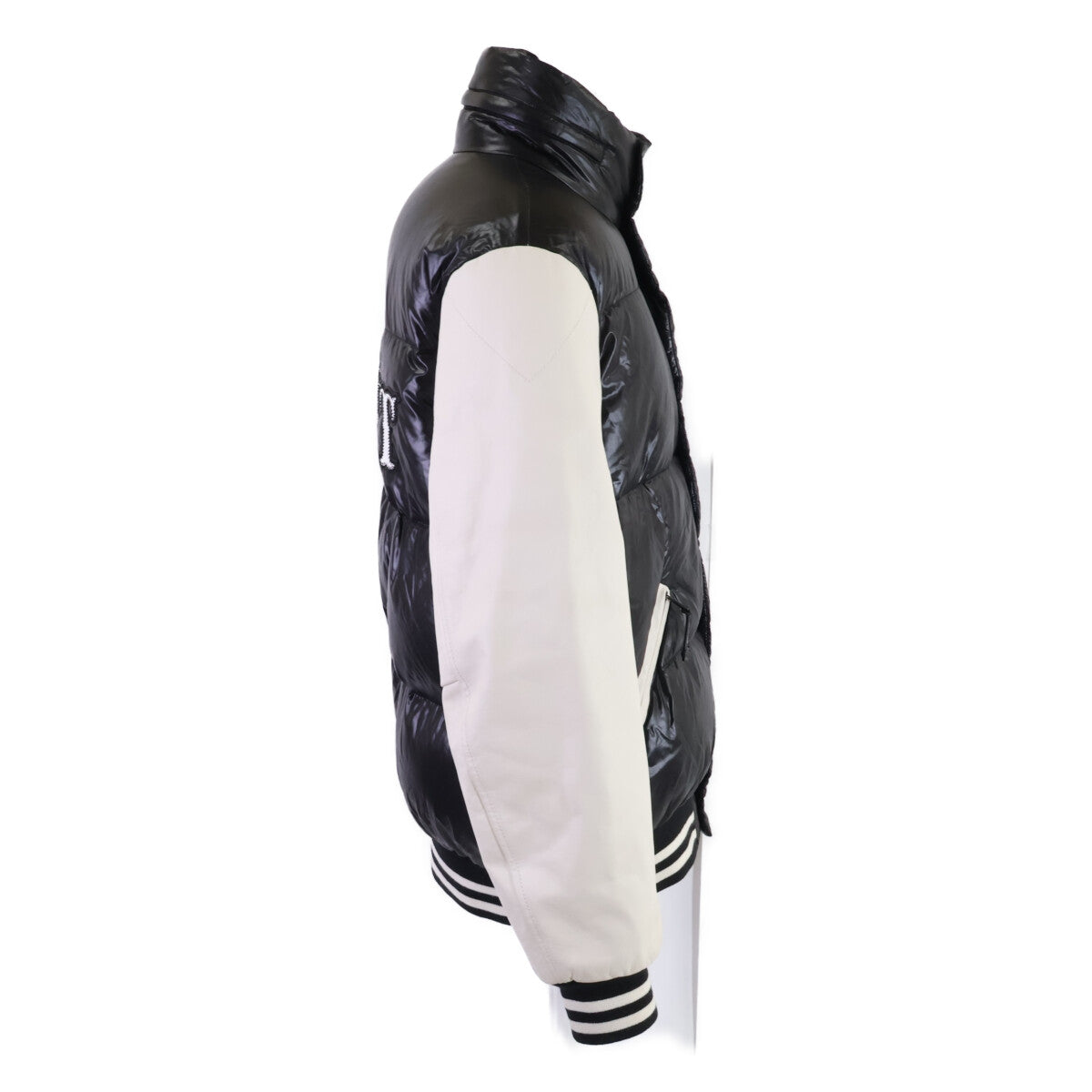 MONCLER x FRAGMENT Quinlan Leather Panel Down Jacket Size 3