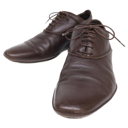 Zegna A0132X Leather Oxford Sneakers Brown Size 7EE