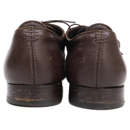 Zegna A0132X Leather Oxford Sneakers Brown Size 7EE