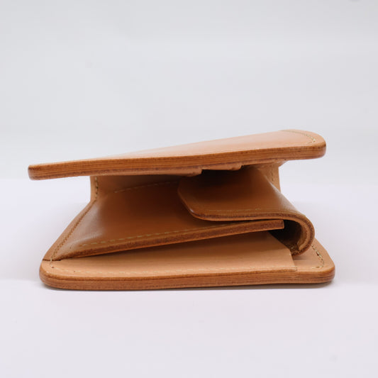 WILDSWANS GROUNDER Leather Bi-fold Wallet Natural