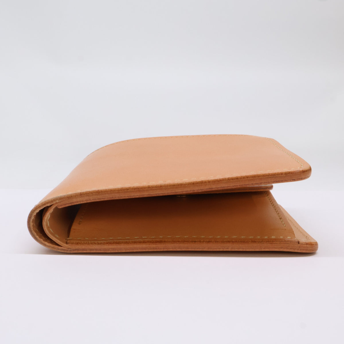WILDSWANS GROUNDER Leather Bi-fold Wallet Natural