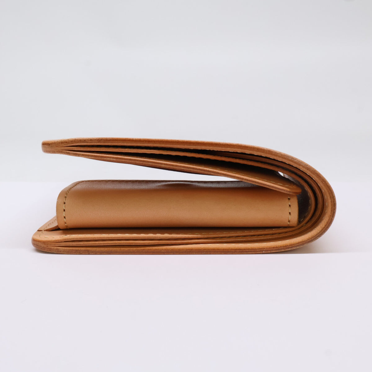 WILDSWANS GROUNDER Leather Bi-fold Wallet Natural