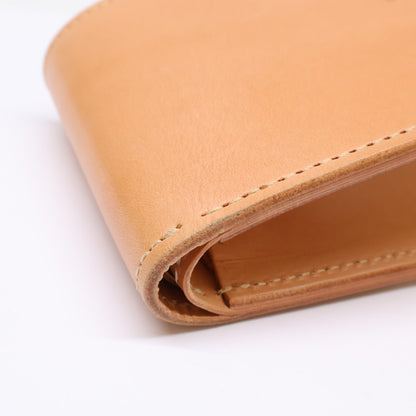 WILDSWANS GROUNDER Leather Bi-fold Wallet Natural