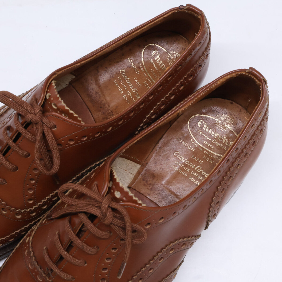 Church's BURWOOD Oxford Brogue Sneakers Brown Size 75F