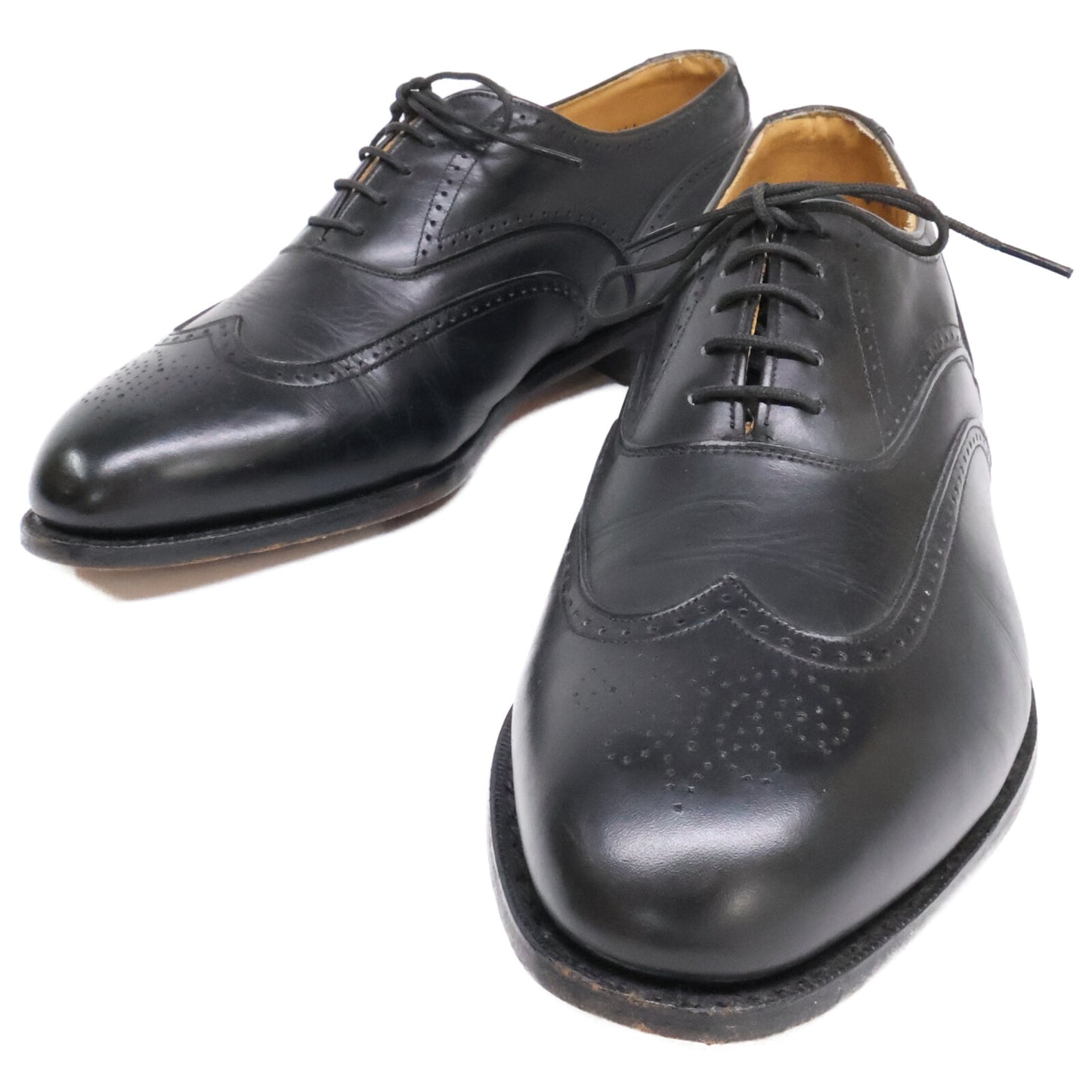 JOHNSTON&MURPHY 88644 Wingtip Sneakers Black Size 8EEE