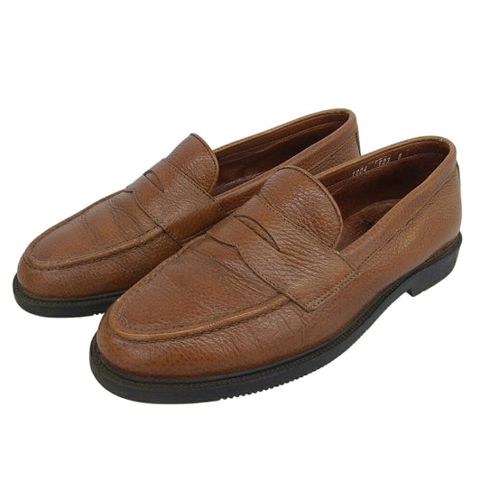 EMPORIOARMANI Coin Loafer Slip-Ons Brown Size 8