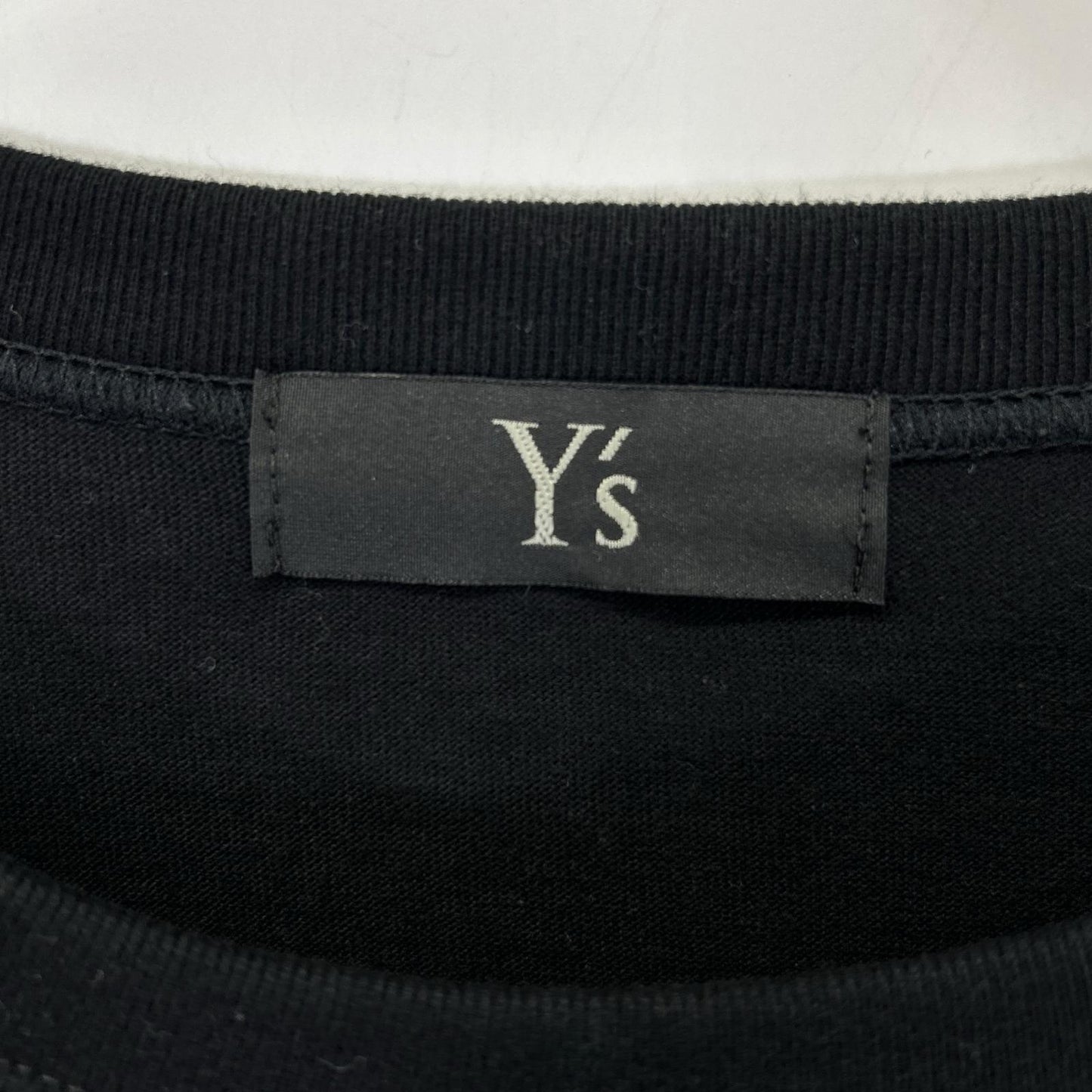 Y's YK-T52-979 2PIECES T-SHIRTS Black