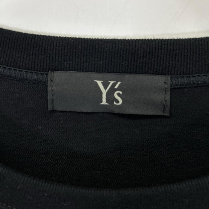 Y's YK-T52-979 2PIECES T-SHIRTS Black