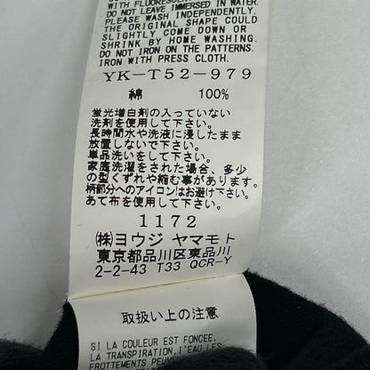 Y's YK-T52-979 2PIECES T-SHIRTS Black