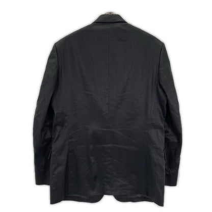 Y's for men Linen Cotton Twill 3B Jacket Black Size 3