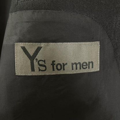 Y's for men Linen Cotton Twill 3B Jacket Black Size 3