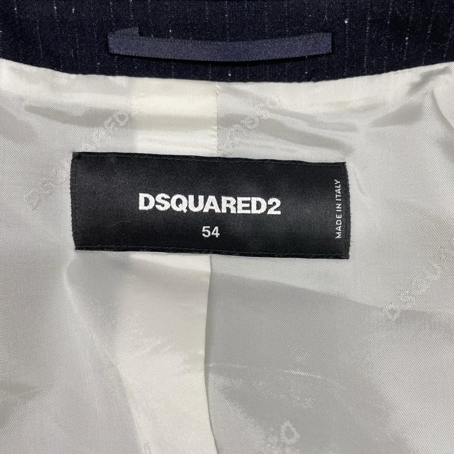 DSQUARED2 16' S71BN0641 Double-Breasted Suit Black Size 54