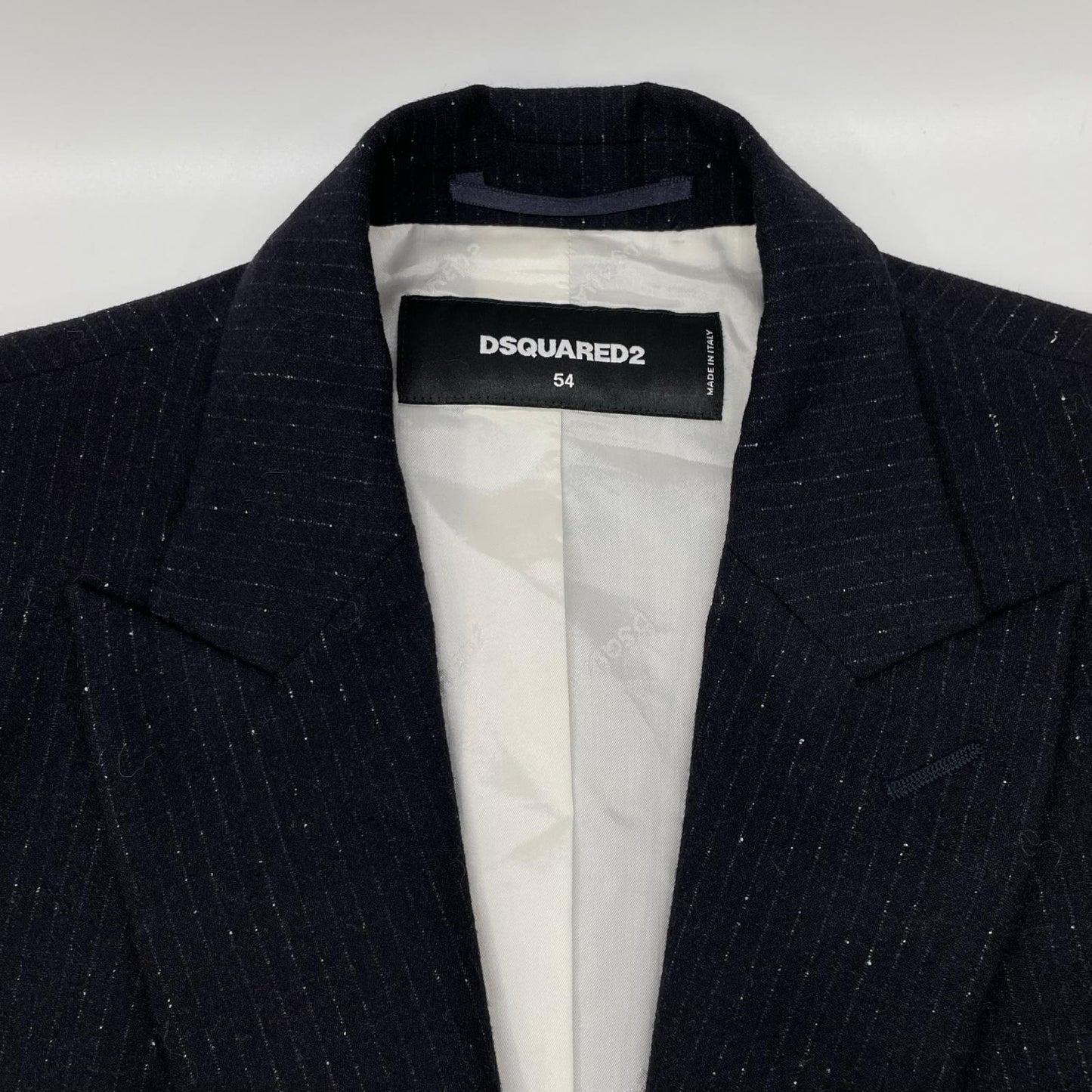 DSQUARED2 16' S71BN0641 Double-Breasted Suit Black Size 54