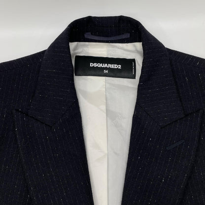 DSQUARED2 16' S71BN0641 Double-Breasted Suit Black Size 54