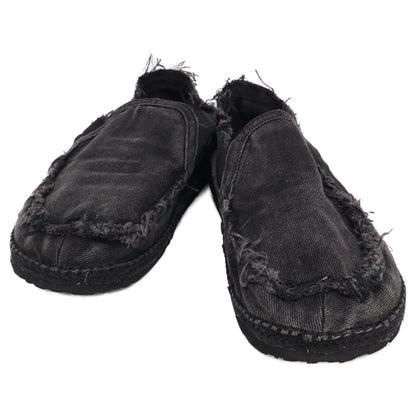 DIESEL D-LUKAS Espadrille Slip-Ons Black Size 10.5